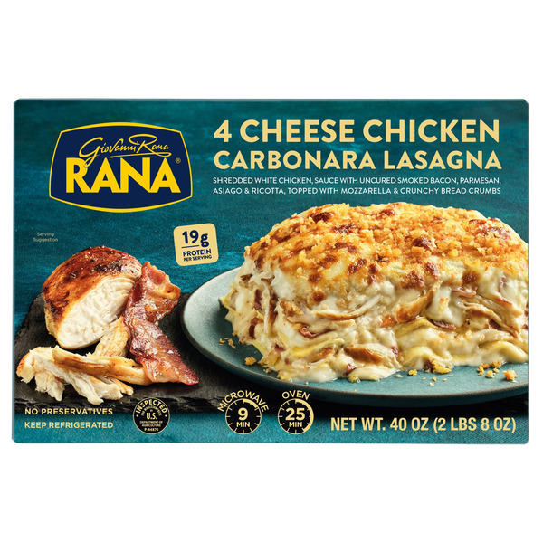 Rana 4 Cheese Chicken Carbonara Lasagna, 40 oz