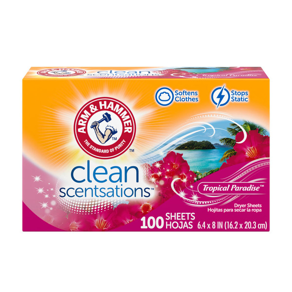 Arm & Hammer Scentsations Tropical Paradise Fabric Softener Sheets