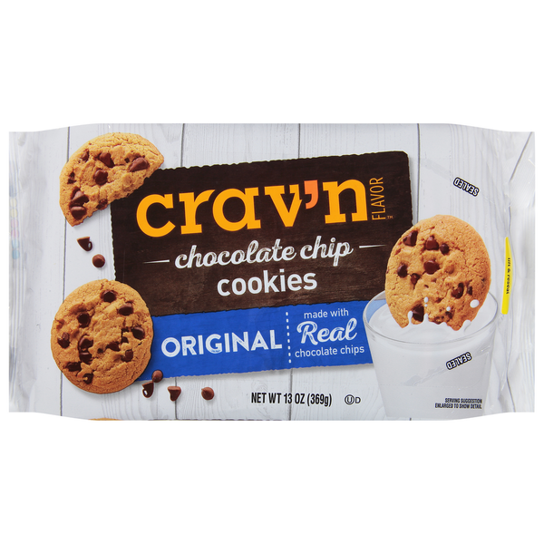 Crav'n Flavor Cookies, Chocolate Chip Same-Day Delivery or Pickup