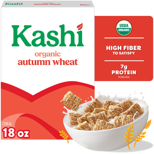 Kashi Breakfast Cereal, Organic, Whole Grain, Autumn Wheat,  Box (1 Box)