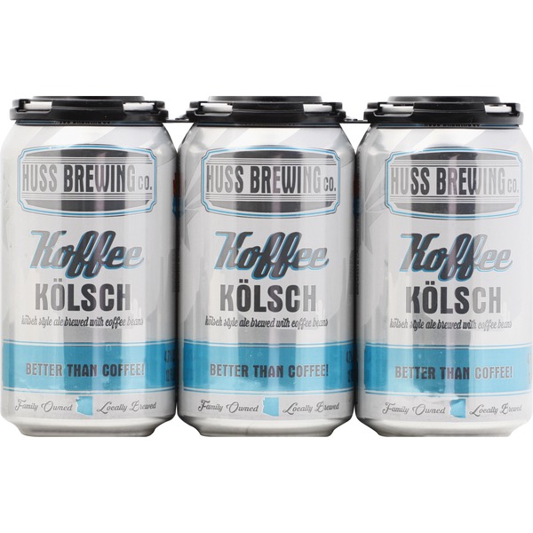 Huss Brewing Beer, Koffee Kolsh, 6 Pack (6 each) Instacart