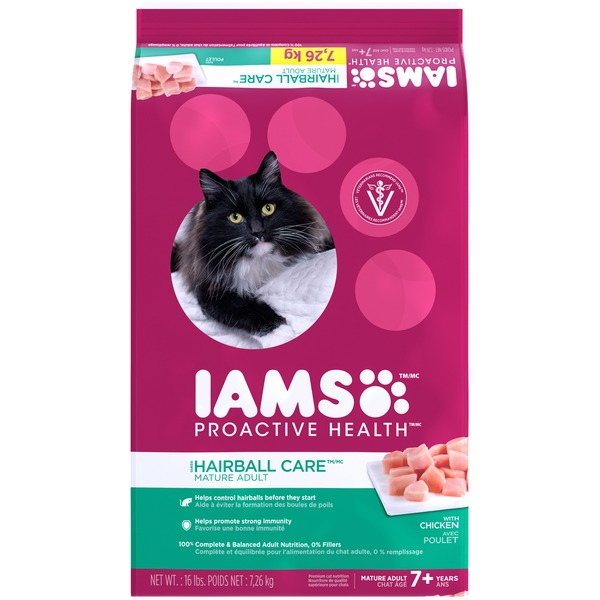 iams proactive health hairball care