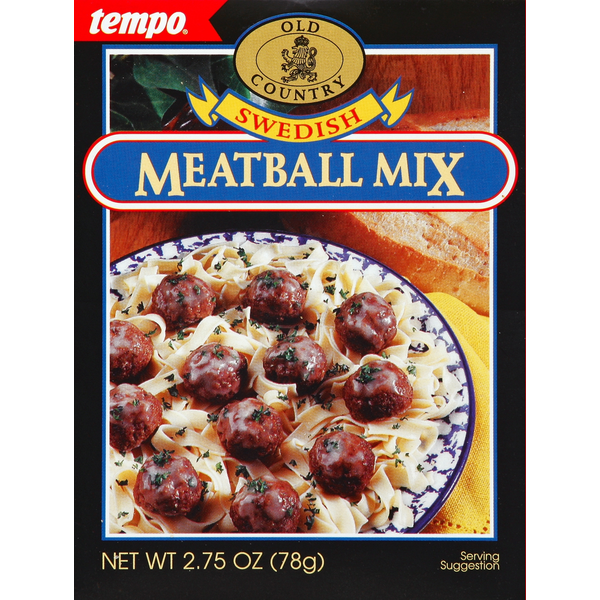 【Dinner Rush】tempo 展示品【F-2507OB24】 Tempo Meatball Mix, Swedish Same-Day Delivery or Pickup