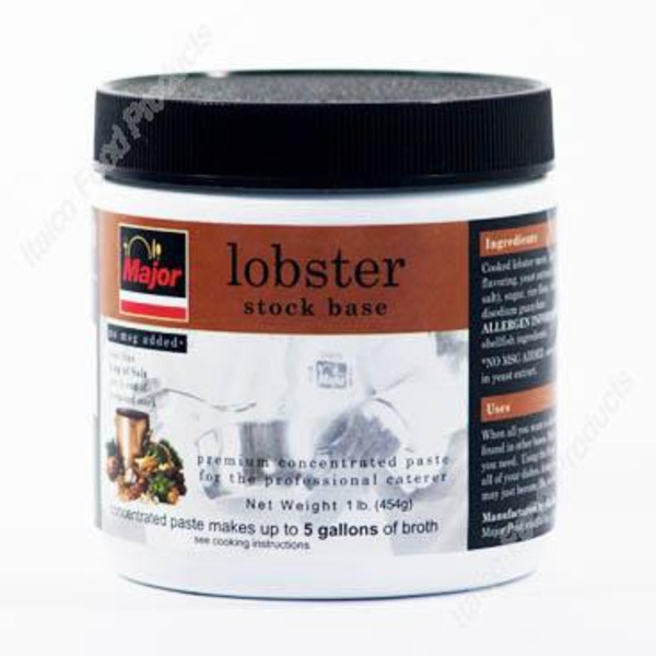 Major - No MSG Added Lobster Base - 1 lb Jar
