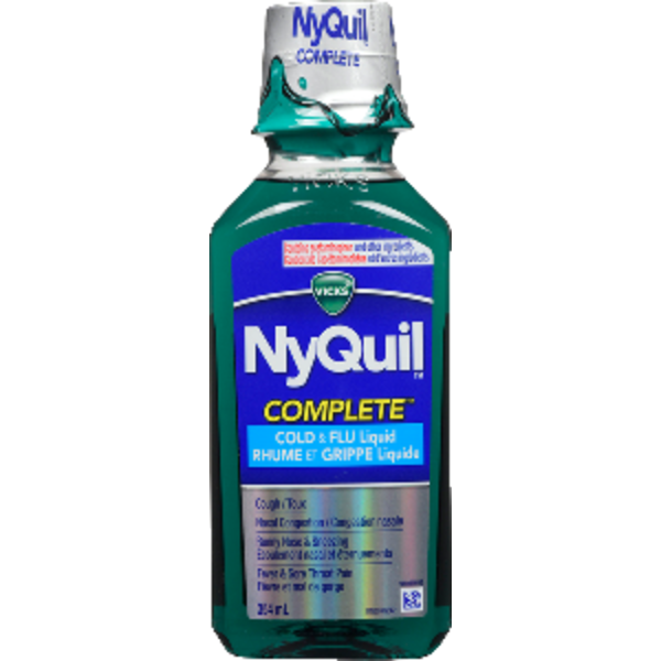 Vicks Nyquil Complete Cold & Flu Original Formula Liquid Medicine