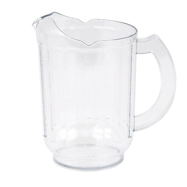 Cambro PL60CW135 Plastic Pitcher w/ Thumb Grip, Clear, 60 oz