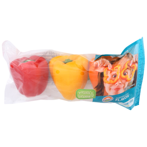 Tricolor Bell Peppers