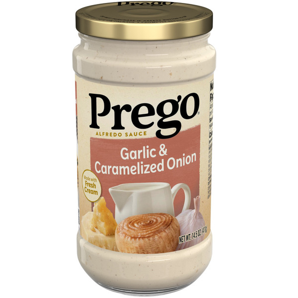Prego Garlic and Caramelized Onion Alfredo Pasta Sauce Same-Day