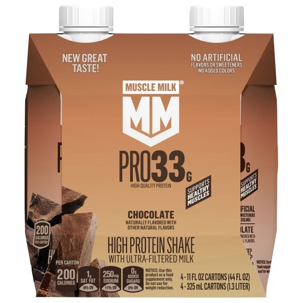 MUSCLE MILK Slammin' Strawberry Non-Dairy Protein Shake Same-Day