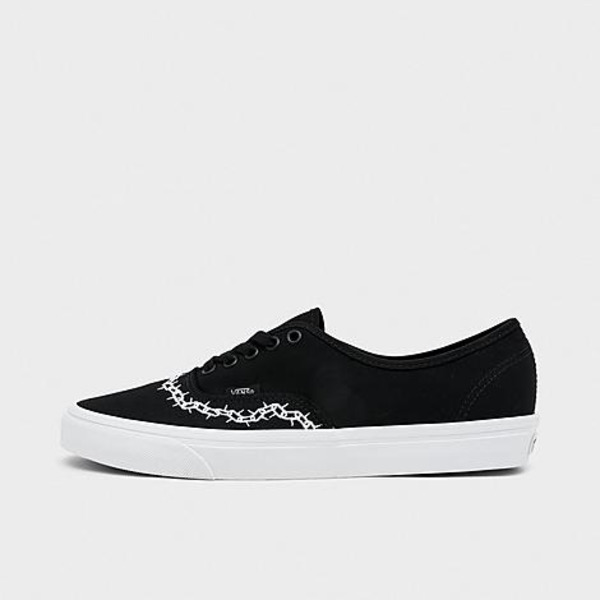 Vans Men's Authentic Casual Shoes, Size 10 - Black/True White