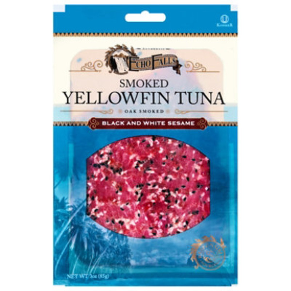 Echo Falls Tuna, Yellowfin, Smoked, Black & White Sesame
