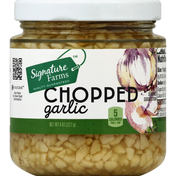 Signature Farms Garlic, Chopped