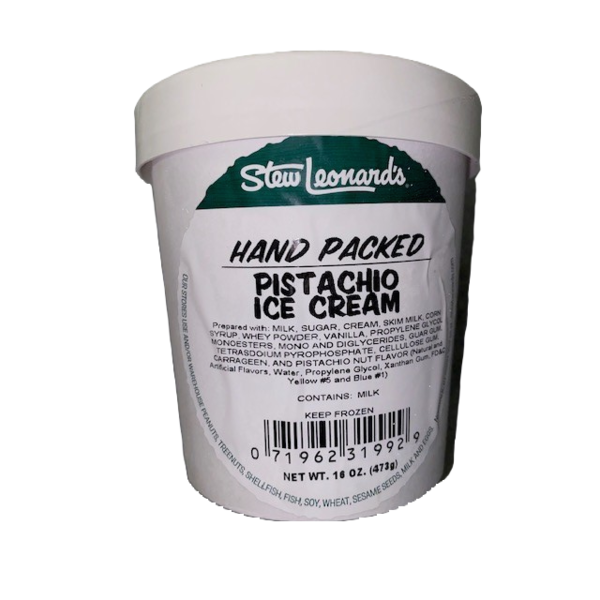 ドッグフード leonard Stew Leonard's Hand Packed Pistachio Ice Cream Same-Day Delivery