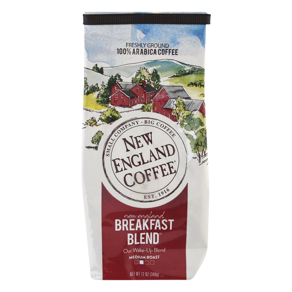 New England Coffee Coffee, Medium Roast, Breakfast Blend