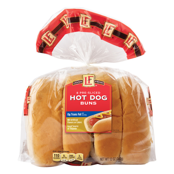 L'oven Fresh Hot Dog Buns