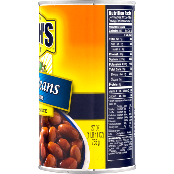 35 Bush's Chili Beans Nutrition Label Labels Design Ideas 2020