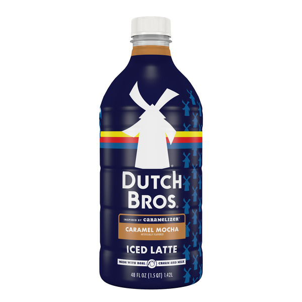 H-E-B Dutch Bros Caramelizer Caramel Mocha Iced Latte Same-Day