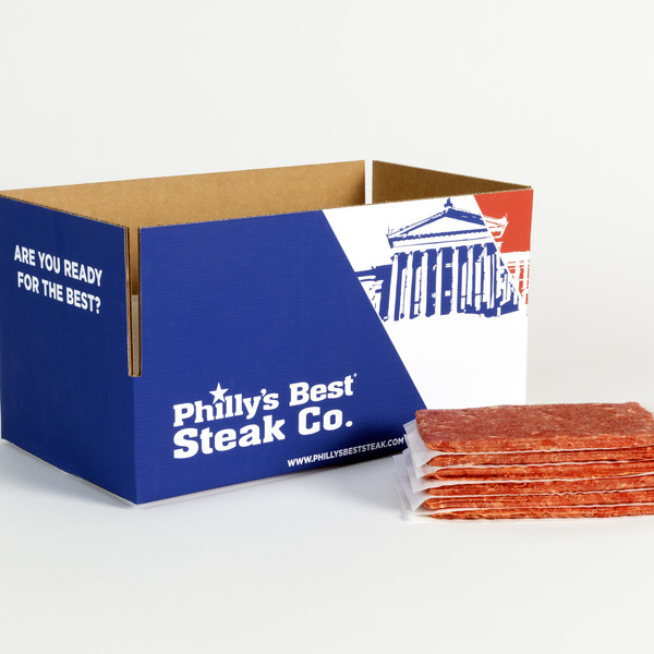 Philly's Best Steak - Beef Sandwich Steak 6oz portions - 10 lbs (27 portions)