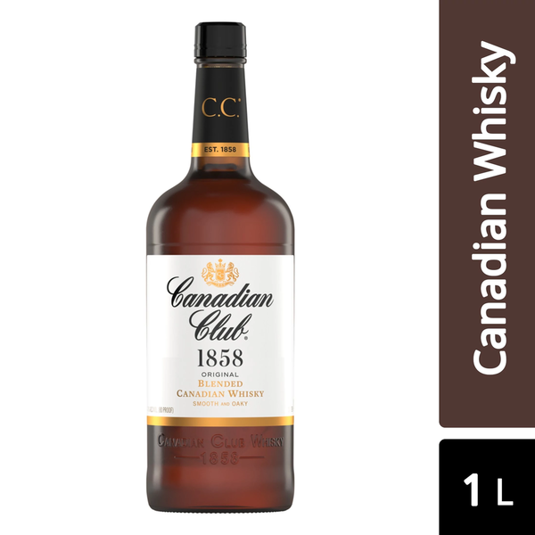 Canadian Club 1858 Premium Canadian Whisky Same-Day Delivery or