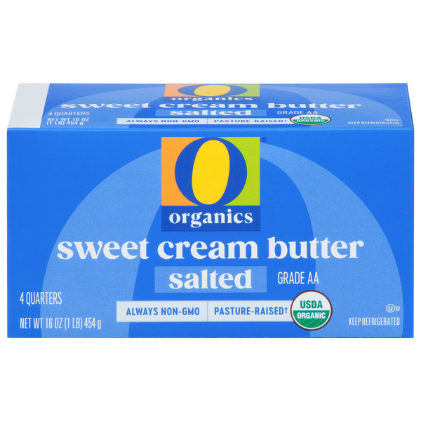 O Organics Butter, Sweet Cream, Organic, Salted