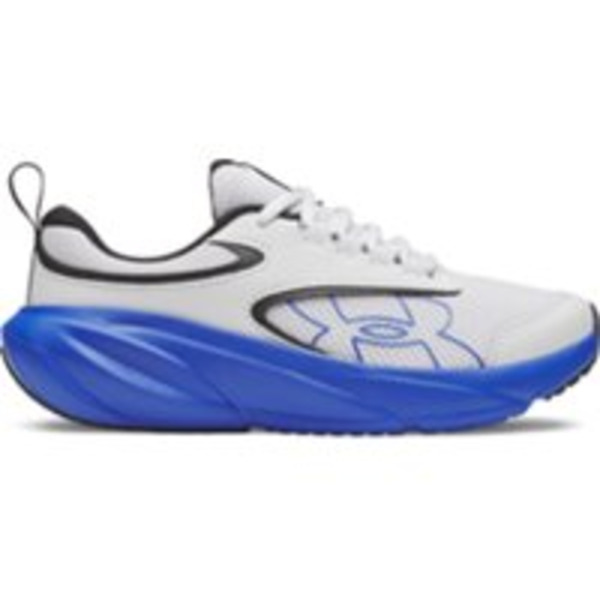 Under Armour Boys' Surge 5 Running Shoes, Size 4 - Grey/Blue