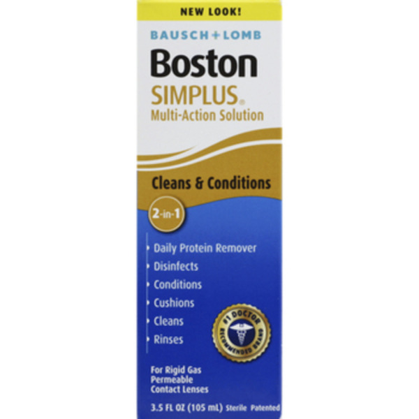 Bausch & Lomb Boston Simplus Multi Action Solution Same-Day Delivery or ...