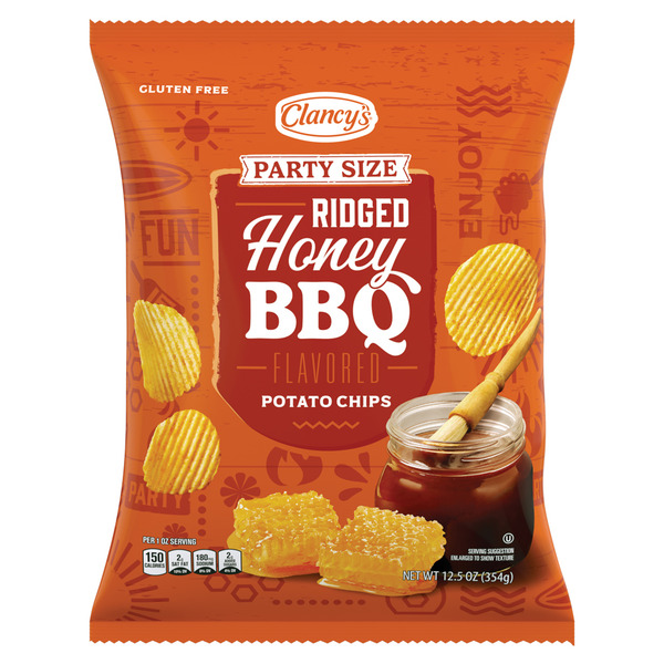 Clancy's Honey BBQ Ridged Potato Chips