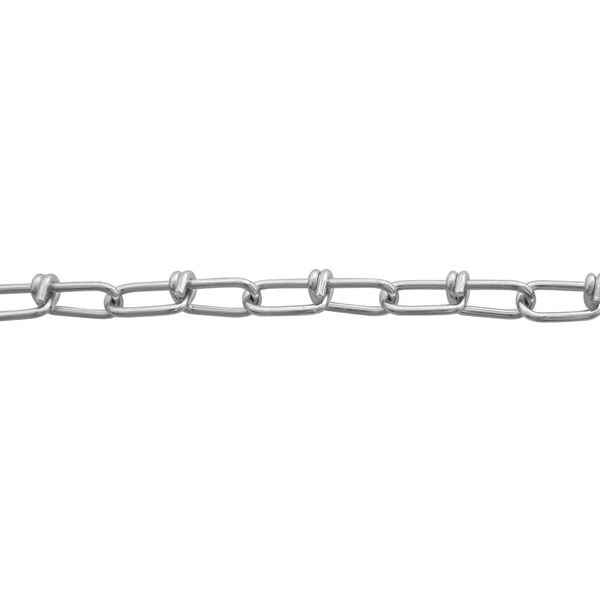 Everbilt 3/0 x 15 ft. Zinc-Plated Twist Link Tenso Machine Chain with 3/16-inch Quick Link, 305 lb. Safe Working Load Everbilt 3/0 x 15 ft. Zinc-Plated Twist Link Tenso Machine Chain with 3/16-inch Quick Link, 305 lb. Safe Working Load