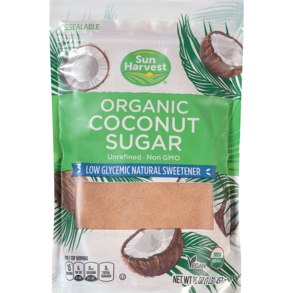 Sun Harvest Coconut Sugar, Organic