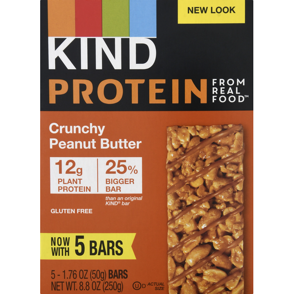 KIND Protein Bars, Crunchy Peanut Butter (5 each) Instacart