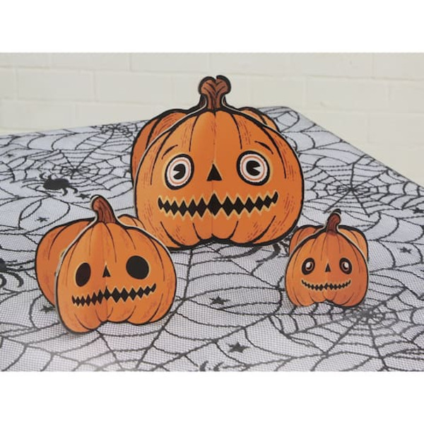 Celebrate It Halloween Jack-O'-Lantern Tabletop Decor 3-Piece Set