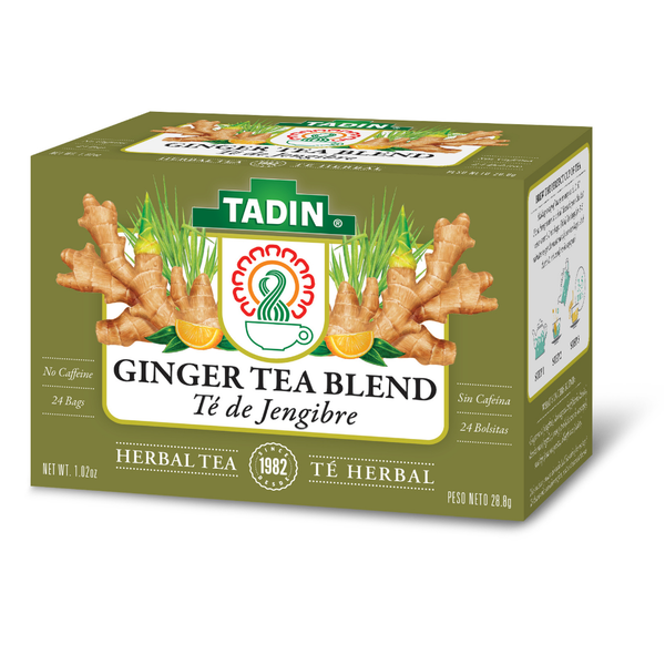 Tadin Ginger Tea Blend, Caffeine Free Herbal Tea Same-Day Delivery