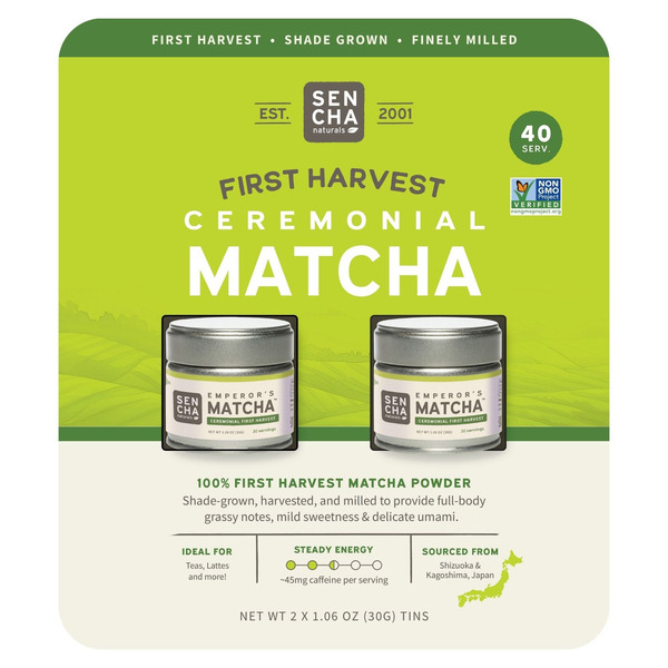 Sencha Naturals Ceremonial Matcha, 1.06 oz, 2-count