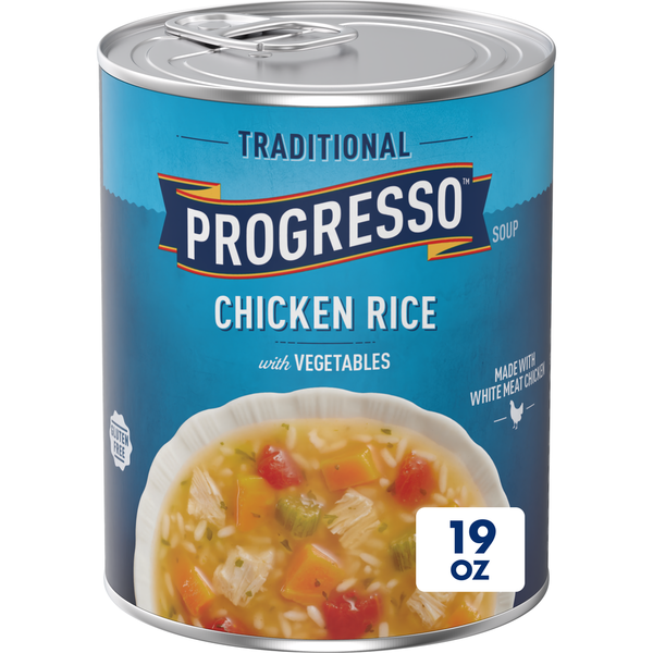 Progresso Traditional, Chicken Rice with Vegetables Canned Soup