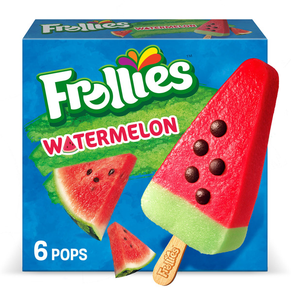 Frollies Watermelon Fruity Ice Pops