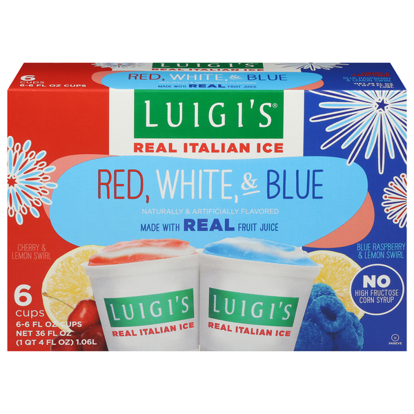 LUIGI'S Red, White & Blue Variety Pack Same-Day Delivery