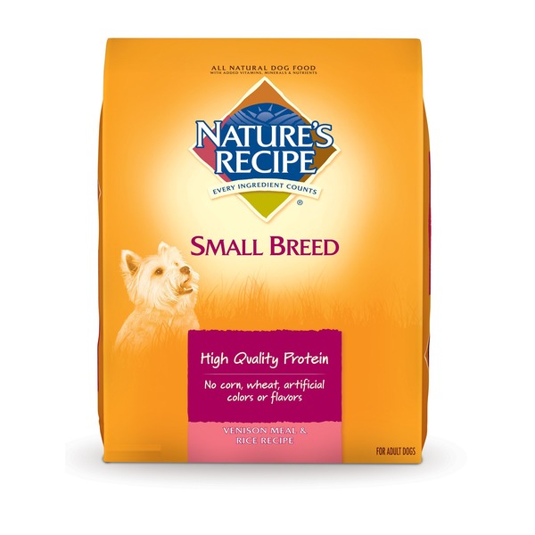 nature's recipe venison dog food