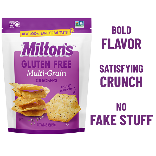 Milton's Gluten Free Crackers, Multigrain