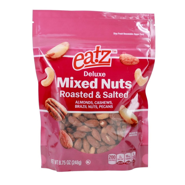Eatz Deluxe Roasted & Salted Mixed Nuts Same-Day Delivery | Family Dollar