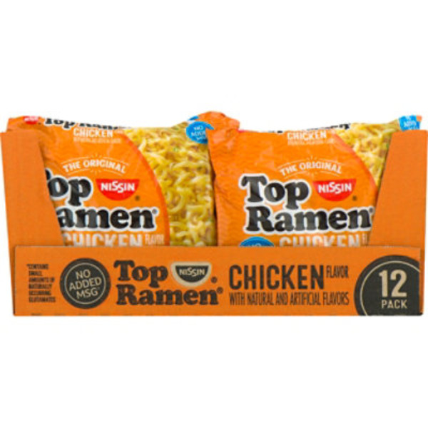 Nissin Top Ramen Soup, Ramen Noodle, Chicken Flavor