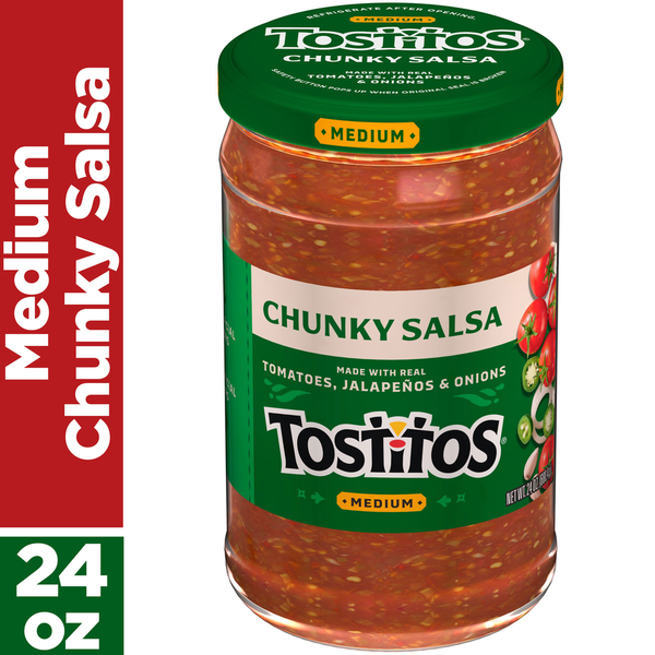 Tostitos Salsa, Chunky, Medium