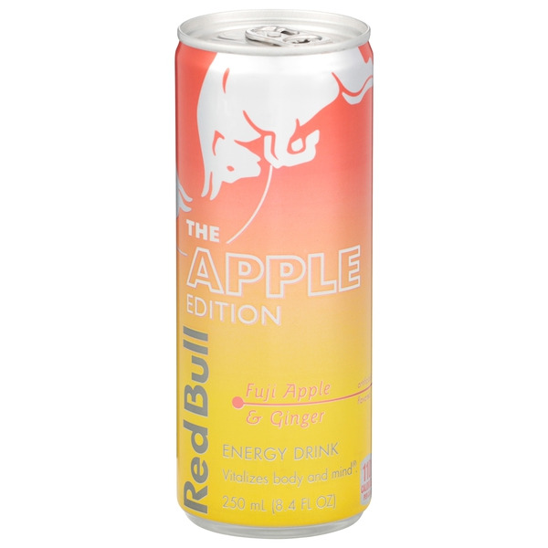 Red Bull Winter Edition Fuji Apple & Ginger Edition Energy Can