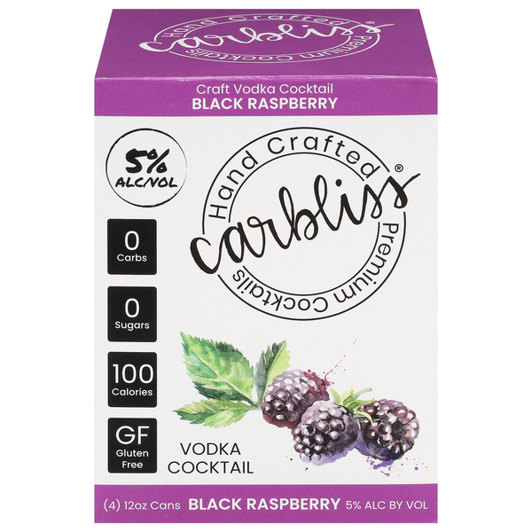 Carbliss Black Raspberry Vodka Same-Day Delivery or Pickup