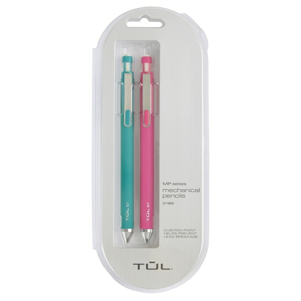 TUL Mechanical Pencils - Teal & Pink Barrels - 0.7mm