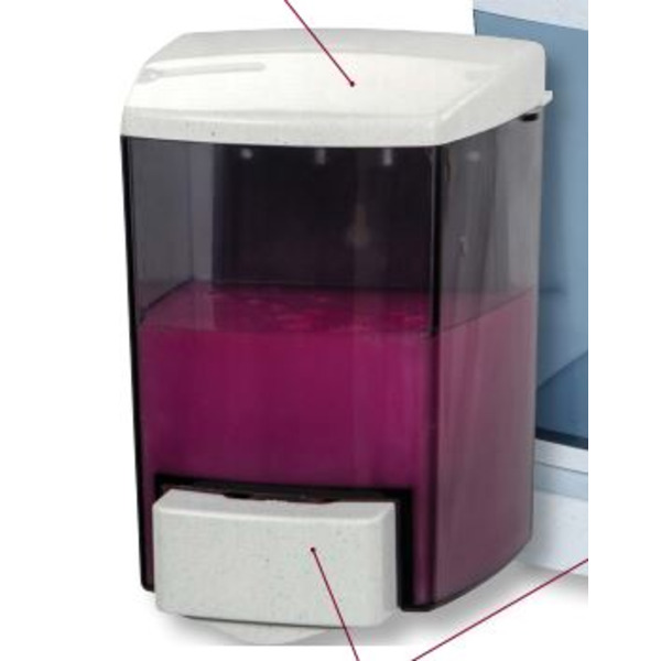 San Jamar S30TBK Soap Dispenser, Wall Mount, For Lotions and Cream Soaps, Black Pearl