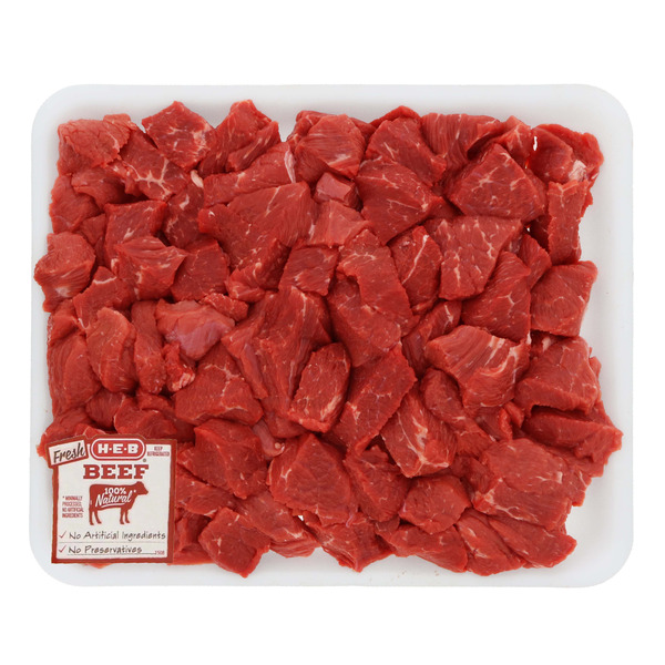 H-E-B H-E-B Lean Boneless Stew Beef Chunks Same-Day Delivery | Instacart