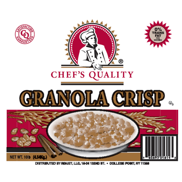 Chef's Quality - Granola Crisp Topping - 10 lbs