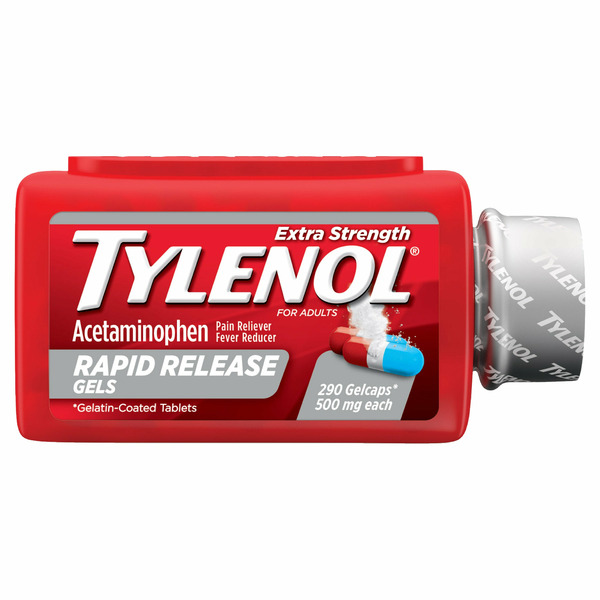 Costco TYLENOL Extra Strength Acetaminophen Rapid Release Gels SameDay