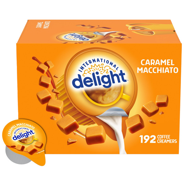 International Delight Coffee Creamer Singles, Caramel Macchiato