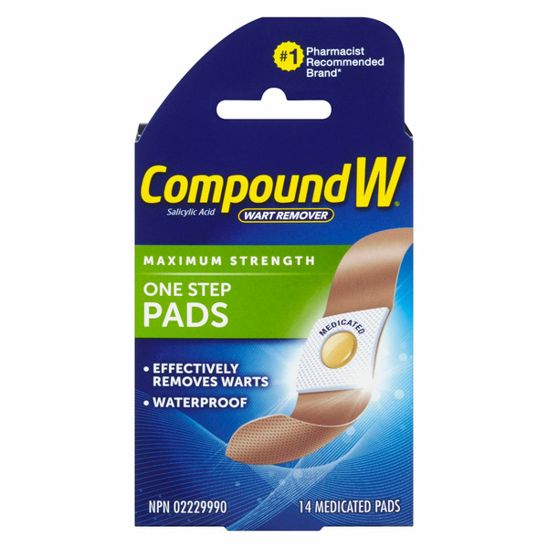 Compound W Pads for Common Warts Same-Day Delivery | Pharmasave